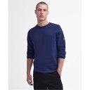 【送料無料】 バブアー メンズ パーカー・スウェット アウター Racer Badge Sweatshirt Navy BU53