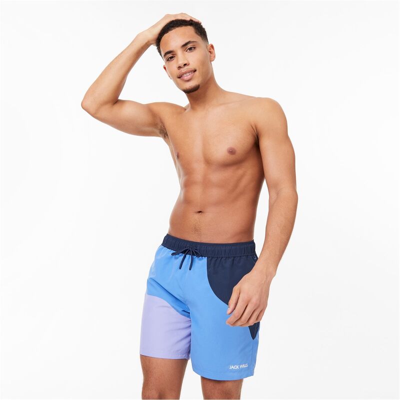【送料無料】 ジャック ウィルス メンズ ハーフパンツ・ショーツ 水着 Wave Swim Shorts Navy
