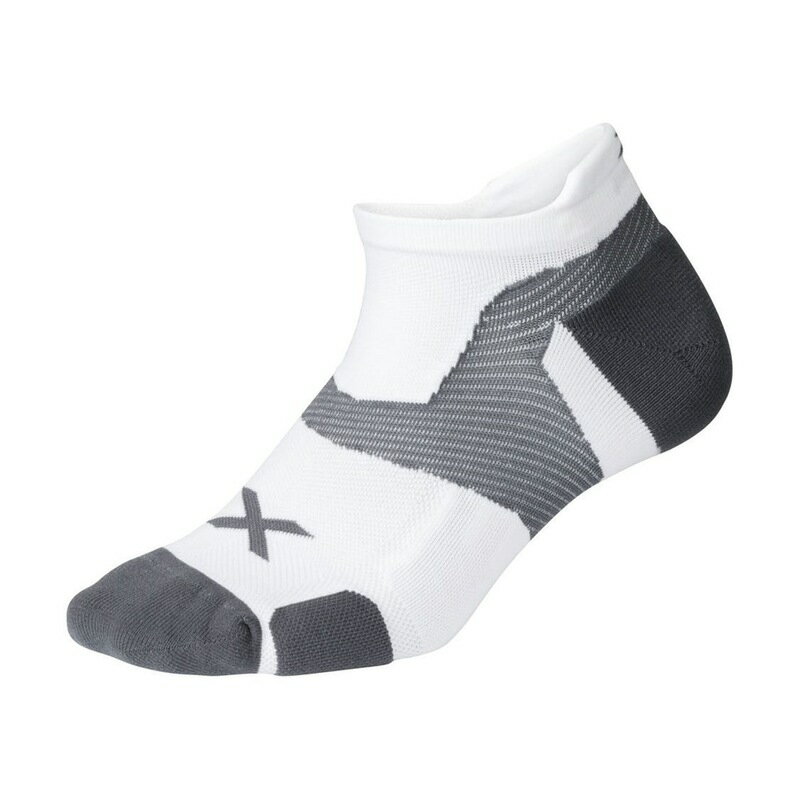 yz 2XU fB[X C A_[EFA Vectr Cushion No Show Sock White/Grey