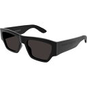 【送料無料】 アレキサンダー・マックイーン メンズ サングラス・アイウェア アクセサリー Logo Sunglasses Black/Grey