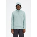 【送料無料】 フレッドペリー メンズ パーカー・スウェット アウター FredPerry Half Zip Top Blue/Caraml V22