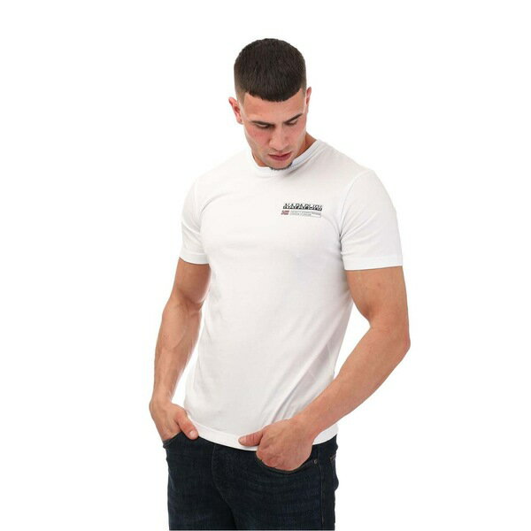 【送料無料】 ナパピリ メンズ Tシャツ トップス Kasba Logo Crew T-Shirt White