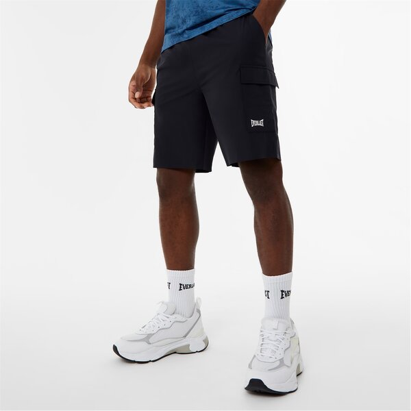 【送料無料】 エバーラスト メンズ ハーフパンツ・ショーツ ボトムス Longer Length Cargo Short Mens Black
