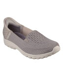 【送料無料】 スケッチャーズ レディース スニーカー シューズ Reggae Fest 2.0 Slip On Trainers Womens Taupe Mesh