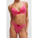 【送料無料】 フューゴ レディース パンツ アンダーウェア Label String Thong Pink(4)