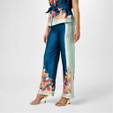 【送料無料】 ビバ レディース カジュアルパンツ ボトムス Biba Border Print Trouser Lily Print