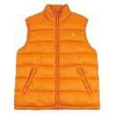 【送料無料】 ジャック ウィルス メンズ ベスト アウター Kershaw Lightweight Puffer Gilet Burnt Orange