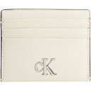 【送料無料】 カルバンクライン レディース 財布 アクセサリー MINIMAL MONOGRAM CARDCASE 6CC Birch