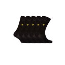 【送料無料】 ライルアンドスコット メンズ 靴下 アンダーウェア Lyle Liam 5pkSock Sn00 Black