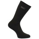 【送料無料】 レガッタ メンズ 靴下 アンダーウェア 5 Pack Thermal Socks Black