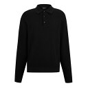 【送料無料】 ブリオーニ メンズ ポロシャツ トップス Brioni Polo Lista Sn44 Black