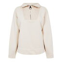 【送料無料】 バブアー レディース パーカー・スウェット アウター Fleur Half-Zip Sweatshirt Ecru