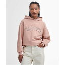 【送料無料】 バブアー レディース パーカー・スウェット フーディー アウター Northumberland Hoodie Mahogany Rose