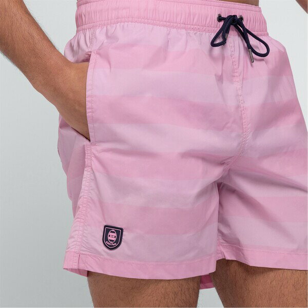 【送料無料】 エデンパーク メンズ ハーフパンツ・ショーツ 水着 Yellow striped swim shorts ROM