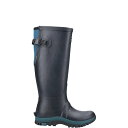 【送料無料】 コッツウォルズ レディース ブーツ・レインブーツ シューズ Realm Adjustable Wellington Boot Navy