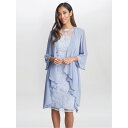 【送料無料】 ジーナバッコーニ レディース ワンピース トップス Elia Embroidered Dress And Jacket HYDRANGEA