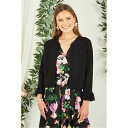 【送料無料】 ユミキム レディース ニット・セーター カーディガン アウター Black Cropped Cardigan With Bell Sleeves ...