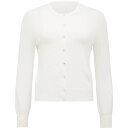 【送料無料】 フォーエバーニュー レディース ニット・セーター カーディガン アウター Morgan Basic Crew Knit Cardigan Porcelain(4)