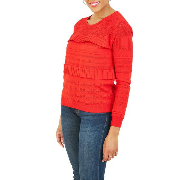 ReVida ŷԾŹ㤨֥ߥ ǥ  ˥åȡ ե ˥å Yumi Red Women's Adult Ruffle Knitted Jumper Red åɡפβǤʤ9,480ߤˤʤޤ