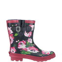 【送料無料】 コッツウォルズ レディース ブーツ・レインブーツ シューズ Paxford Elasticated Mid Calf Wellington Boo...