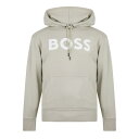 【送料無料】 ボス メンズ パーカー・スウェット アウター We Basic Logo Hoodie Light Beige 271