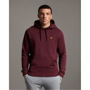 【送料無料】 ライルアンドスコット メンズ パーカー・スウェット アウター Basic Logo Hoodie Burgundy Z562