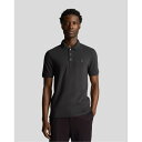 【送料無料】 ライルアンドスコット メンズ ポロシャツ トップス Lyle Tonal Polo Sn44 Jet Black Z865