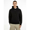 【送料無料】 カルバンクライン メンズ パーカー・スウェット アウター NANO LOGO HOODIE Ck Black
