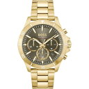【送料無料】 ボス メンズ 腕時計 アクセサリー Gents BOSS Troper Watch Green/Gold(2)