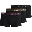 【送料無料】 フューゴ メンズ ボクサーパンツ アンダーウェア 3 Pack Boxer Shorts Blk/Blk/Blk 988