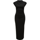 【送料無料】 フォーエバーニュー レディース ワンピース トップス Samantha High-Neck Midi Dress Black