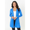【送料無料】 ビー ユー レディース ニット・セーター アウター Waterfall Cardigan Blue(4)