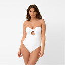 【送料無料】 ビー ユー レディース 上下セット 水着 Multiway Broderie Swimsuit White