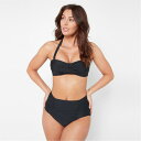 【送料無料】 ビー ユー レディース トップのみ 水着 Multiway Bikini Top Black