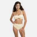 【送料無料】 ビー ユー レディース トップのみ 水着 Multiway Bikini Top Gingham