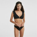 【送料無料】 ビー ユー レディース トップのみ 水着 Frill Bikini Top Black