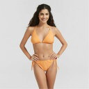 【送料無料】 ビー ユー レディース トップのみ 水着 Triangle Tie Bikini Top Orange