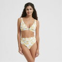 【送料無料】 ビー ユー レディース トップのみ 水着 Triangle Bikini Top Lemon Print