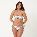 【送料無料】 ビー ユー レディース トップのみ 水着 Halter Neck Bikini Top Floral