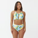 【送料無料】 ビー ユー レディース トップのみ 水着 High Neck Bikini Top LEMON