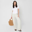 【送料無料】 ビー ユー レディース カジュアルパンツ ボトムス Knitted Trouser Cream
