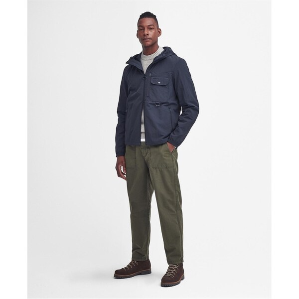 バブアー メンズ アウター ジャケット・ブルゾン Barbour Angler Showerproof Jacket Navy NY91