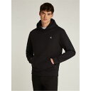 【送料無料】 カルバンクライン メンズ パーカー・スウェット アウター STAMP BACK GRAPHIC HOODIE CK Black