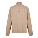 【送料無料】 フューゴ メンズ パーカー・スウェット アウター Kneeler quarter Zip Sweatshirt Beige 269