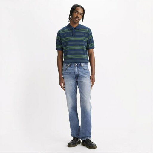【送料無料】 リーバイス メンズ デニムパンツ ボトムス Levis 555 Relaxed Straight Welcome T Indigo Champion 【送料無料】 リーバイス メンズ デニムパンツ ボトムス Levis 555 Relaxed Straight Welcome T Indigo Champion