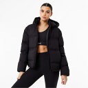【送料無料】 エバーラスト レディース ジャケット・ブルゾン ダウンジャケット アウター Hooded Puffer Jacket Black