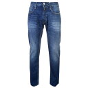 【送料無料】 リプレイ メンズ デニムパンツ ジーンズ ボトムス Newbill Comfort Fit Straight Jeans Mid Wash