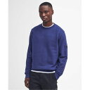 【送料無料】 バブアー メンズ パーカー・スウェット アウター Grip Sweatshirt Royal Blue BU73
