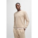 【送料無料】 ボス メンズ パーカー・スウェット アウター Boss Contem. Sweatshirt 10265847 01 Open White 130