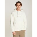 【送料無料】 カルバンクライン メンズ パーカー・スウェット アウター CHENILLE MONOLOGO HOODIE Ivory